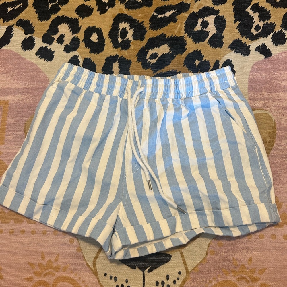 Blue shorts